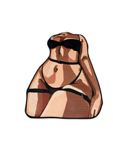 Cargar imagen en el visor de la galería, Tsunami Goddess Silhouette Rugs