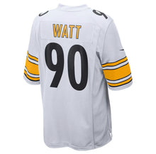 Load image into Gallery viewer, T.J. Watt White Pittsburgh Steelers Jersey