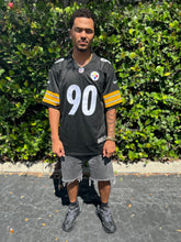 Load image into Gallery viewer, T.J. Watt Black Pittsburgh Steelers Jersey