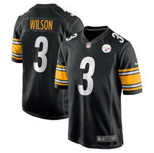 Load image into Gallery viewer, Russell Wilson Black Pittsburgh Steelers Jersey