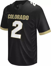 Load image into Gallery viewer, Shedeur Sanders #2 Black Colorado Buffaloes Jersey