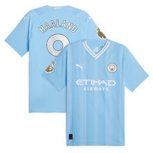 Load image into Gallery viewer, Manchester City Erling Haaland 23/24 Home Jersey