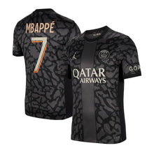 Load image into Gallery viewer, PSG x Jordan Third Stadium Shirt 2023-24 Mbappé 7