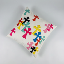 Cargar imagen en el visor de la galería, Chrome Crosses Pillow - Pure