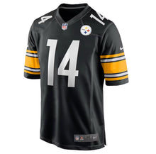 Cargar imagen en el visor de la galería, George Pickens Pittsburgh Steelers Black Game Jersey
