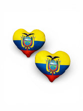 Cargar imagen en el visor de la galería, Ecuador Custom Heart Shape Pillow
