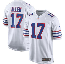 Cargar imagen en el visor de la galería, Josh Allen Buffalo Bills White Game Jersey
