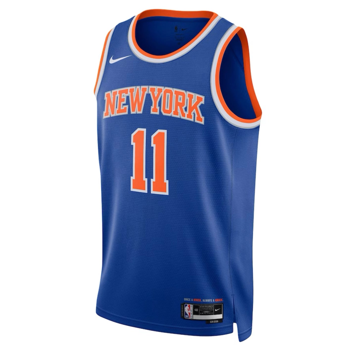 New York Knicks Jalen Brunson Blue Jersey