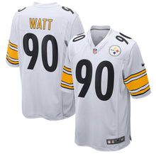 Cargar imagen en el visor de la galería, T.J. Watt White Pittsburgh Steelers Jersey
