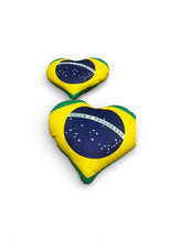 Cargar imagen en el visor de la galería, Brazil Custom Heart Shape Pillow
