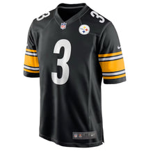 Cargar imagen en el visor de la galería, Russell Wilson Black Pittsburgh Steelers  Jersey
