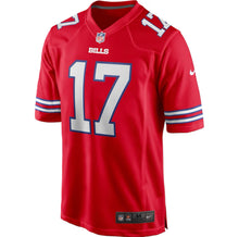 Cargar imagen en el visor de la galería, Josh Allen Buffalo Bills Red Alternate Game Jersey
