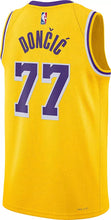 Load image into Gallery viewer, Los Angeles Lakers Luka Doncic #77 Yellow Icon Jersey
