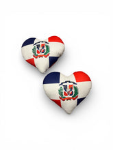 Load image into Gallery viewer, Dominican Republic Custom Heart Shape Pillow
