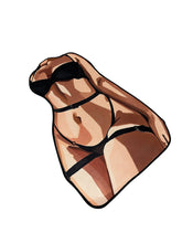 Cargar imagen en el visor de la galería, Tsunami Goddess Silhouette Rugs
