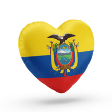 Cargar imagen en el visor de la galería, Ecuador Heart Shape Pillow
