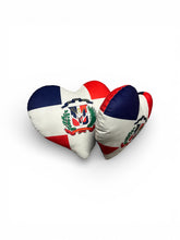 Load image into Gallery viewer, Dominican Republic Custom Heart Shape Pillow

