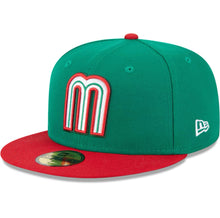 Load image into Gallery viewer, Mexico Baseball New Era 2023 World Baseball Classic 59FIFTY Fitted Hat - Green
