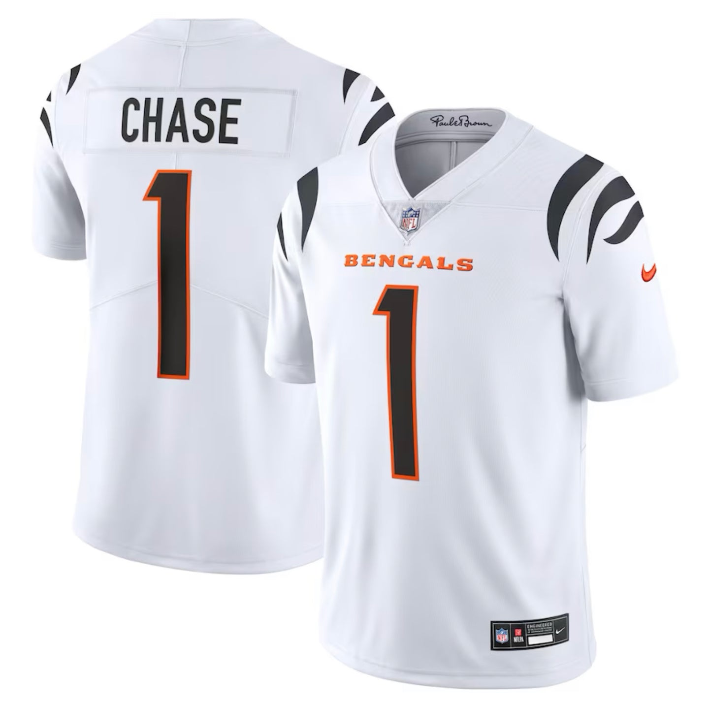 Ja'Marr Chase White Cincinnati Bengals Jersey