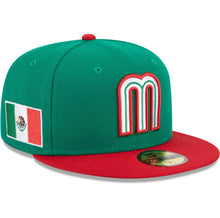 Load image into Gallery viewer, Mexico Baseball New Era 2023 World Baseball Classic 59FIFTY Fitted Hat - Green
