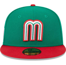 Load image into Gallery viewer, Mexico Baseball New Era 2023 World Baseball Classic 59FIFTY Fitted Hat - Green
