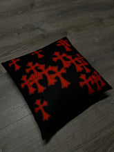 Cargar imagen en el visor de la galería, Tsunami Chrome Crosses Pillow - Fire Red
