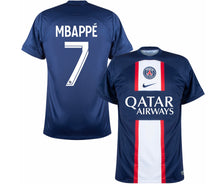 Cargar imagen en el visor de la galería, Kylian Mbappé Paris Saint-Germain F.C. #7 Jersey
