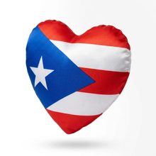 Load image into Gallery viewer, Puerto Rico Heart Shape Pillow
