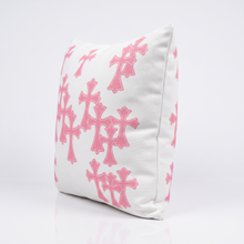 Cargar imagen en el visor de la galería, Tsunami Chrome Crosses Pillow - Rose
