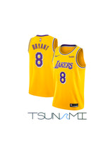 Cargar imagen en el visor de la galería, Los Angeles Lakers Kobe Bryant Gold 1996-97 Player Jersey
