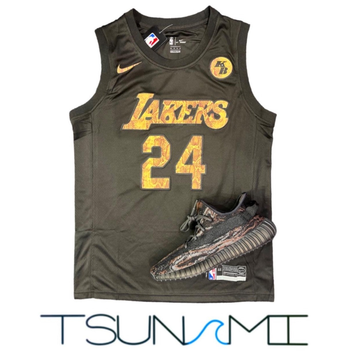 LA Lakers #24 Kobe Bryant Exotic Snakeskin Jersey