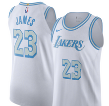 Load image into Gallery viewer, LeBron James Los Angeles Lakers White 20/21 Jersey – City Edition
