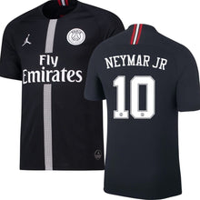 Cargar imagen en el visor de la galería, Neymar Santos Paris Saint-Germain X Jordan Champions League Jersey 2018/19 Black
