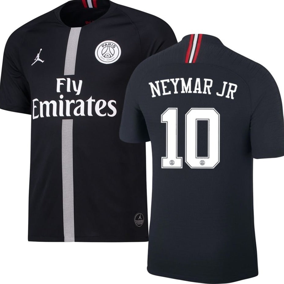 Neymar Santos Paris Saint-Germain X Jordan Champions League Jersey 2018/19 Black